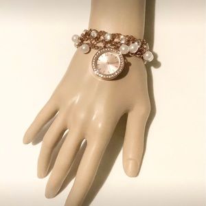 Macy’s Charter Club Lady’s Watch (Beautiful Watch Band w/safety chain)